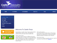 Tablet Screenshot of castletarps.com.au